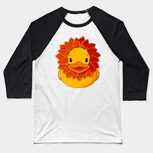 Sunflower Rubber Duck Baseball T-Shirt